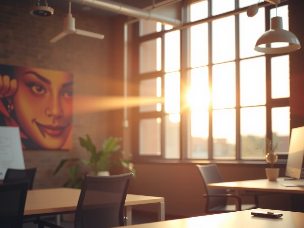 Modern office environment